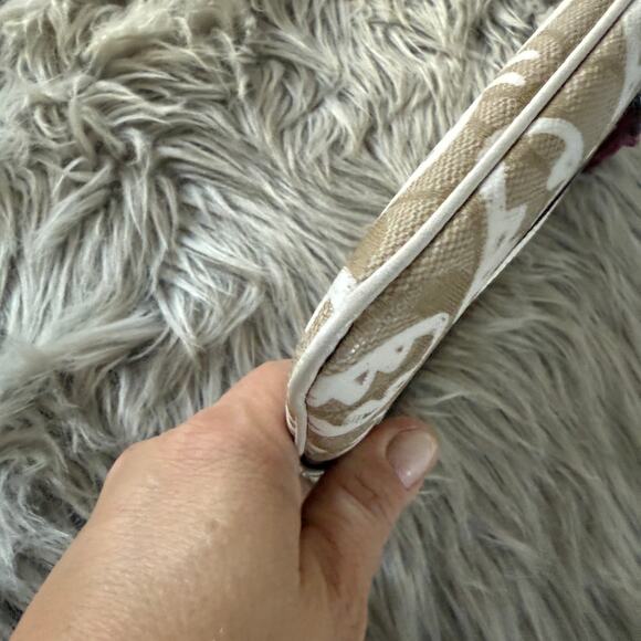 NWT COACH × GUANG YU  2656 Vale Gallery Pouch Signature Canvas W/ Rexy - Picture 4 of 8